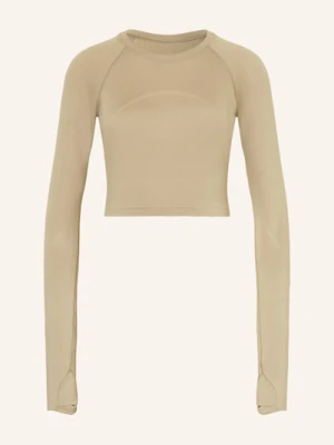 Lululemon Krótka Koszulka Z Długim Rękawem Swiftly Tech 2.0 braun