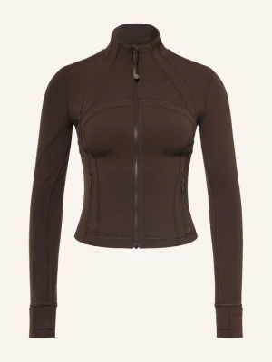 Lululemon Kurtka Treningowa Define Cropped braun CIEMNOBRĄZOWY