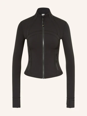 Lululemon Kurtka Treningowa Define Cropped schwarz CZARNY