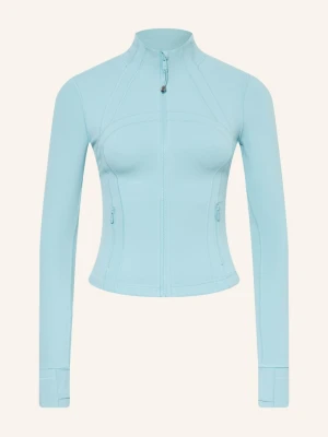 Lululemon Kurtka Treningowa Define Cropped blau TURKUSOWY