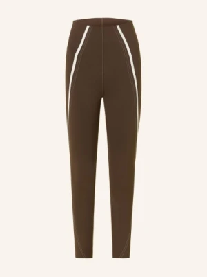 Lululemon Legginsy Glow Up Shr 25in braun brązowy