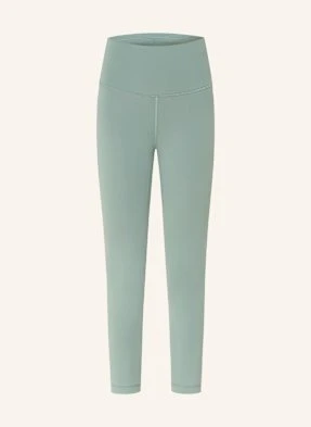 Lululemon Legginsy Wunder Train Crop 23in blau