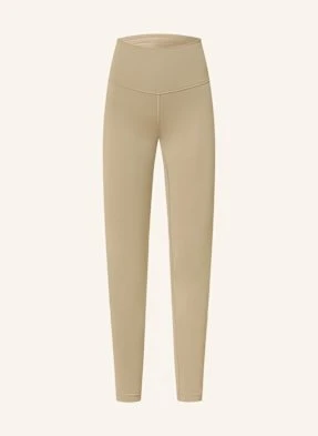 Lululemon Legginsy Wunder Train Hr 28in braun