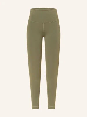 Lululemon Legginsy Wunder Train Hr 28in gruen