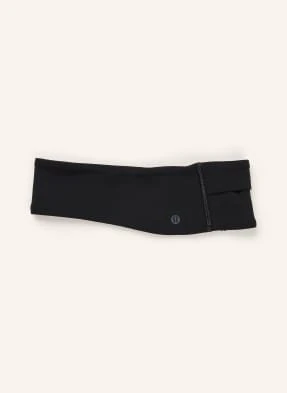 Lululemon Opaska Na Głowę Fast And Free Fleece schwarz