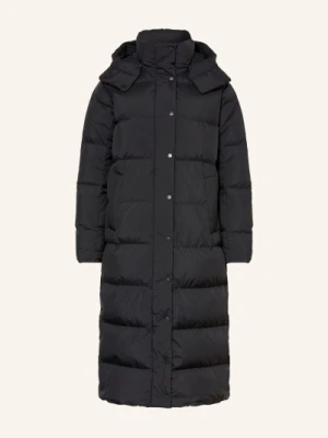 Lululemon Puchowy Płaszcz Wunder Puff Z Odpinanym Kapturem schwarz