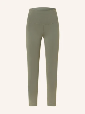 Lululemon Rajstopy Wunder Train Hr 25in gruen JASNOZIELONY
