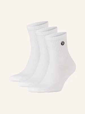 Lululemon Skarpety Sportowe Daily Essential, 3 Pary weiss