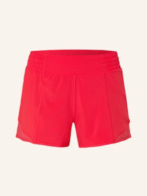 Lululemon Spodenki Treningowe 2 W 1 Hotty Hot Short 4in rot