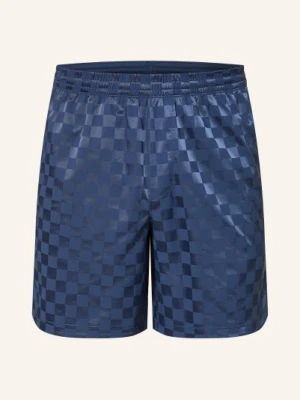 Lululemon Spodenki Treningowe Checkerboard Satin 7in blau GRANATOWY
