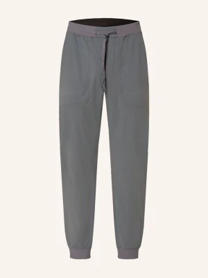 Lululemon Spodnie Treningowe Soft Jersey Classic Fit Regular blau SZARY