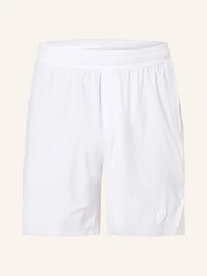 Lululemon Szorty Tenisowe Striped Mesh 7in weiss