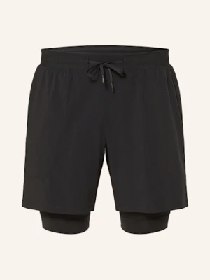 Lululemon Szorty Treningowe 2 W 1 License To Train 7in schwarz