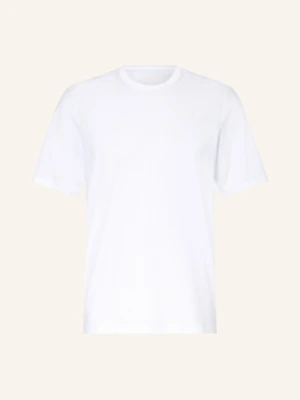 Lululemon T-Shirt Striped Mesh weiss