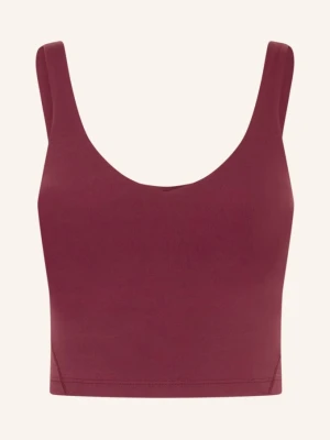 Lululemon Top Do Jogi Flow Y B / C rot CIEMNOCZERWONY