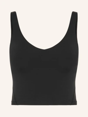 Lululemon Top Do Jogi Flow Y B / C schwarz CZARNY