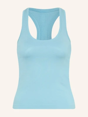 Lululemon Top Funkcyjny Swiftly Tech blau JASNONIEBIESKI