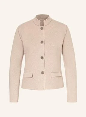 Lunaria Cashmere Kardigan Dwustronny Z Kaszmiru beige