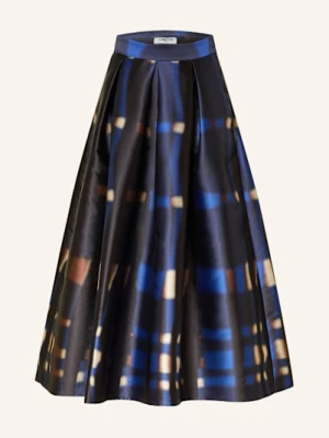 Lunatica Milano Plisowana Spódnica blau