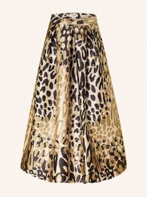 Lunatica Milano Plisowana Spódnica braun