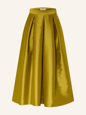 Lunatica Milano Plisowana Spódnica gruen