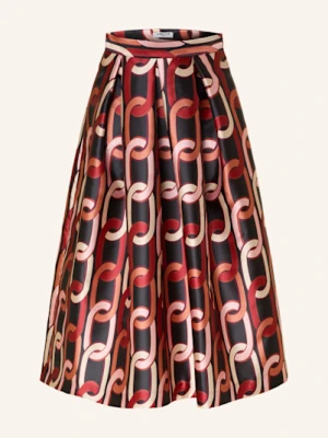 Lunatica Milano Plisowana Spódnica rot