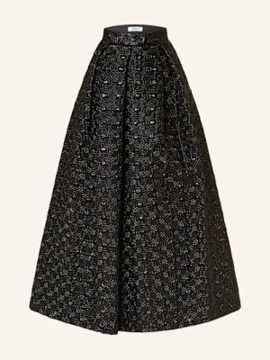 Lunatica Milano Plisowana Spódnica schwarz