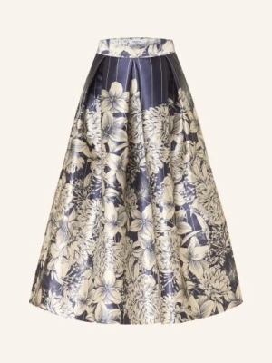 Lunatica Milano Satynowa Spódnica blau