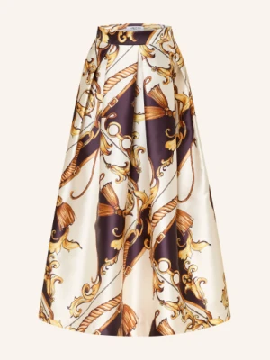 Lunatica Milano Satynowa Spódnica braun