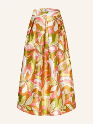Lunatica Milano Satynowa Spódnica orange