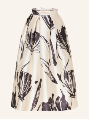 Lunatica Milano Satynowa Spódnica Pinselstrich beige