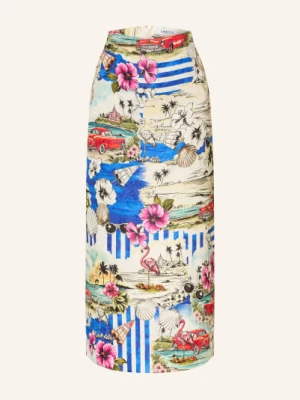 Lunatica Milano Spódnica Żakardowa Cuba blau