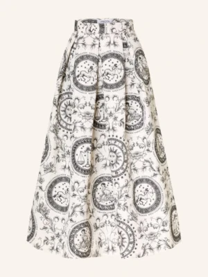 Lunatica Milano Sukienka Żakardowa weiss