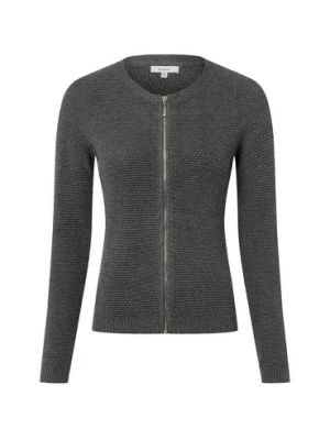 Lund Kardigan damski Kobiety Bawełna szary jednolity,