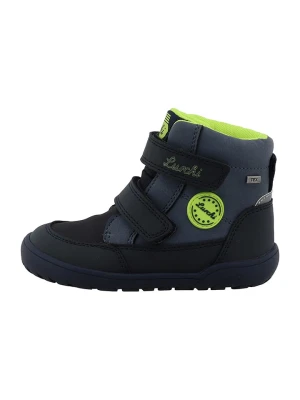 Lurchi Buty "Jimmy" w kolorze czarno-niebieskim do chodzenia na boso rozmiar: 24