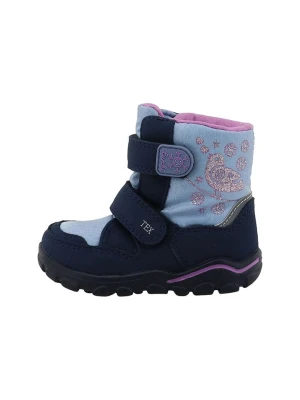 Lurchi Kozaki zimowe "Kijana" w kolorze błękitno-granatowym rozmiar: 25