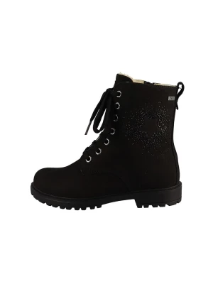 Lurchi Skórzane botki "Indira" w kolorze czarnym rozmiar: 38