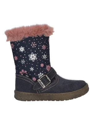 Lurchi Skórzane botki zimowe w kolorze granatowym rozmiar: 39