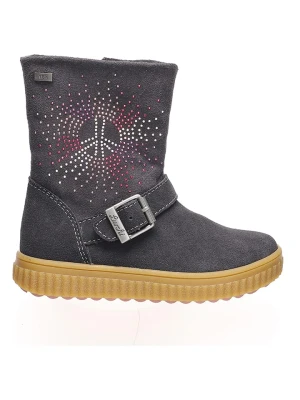 Lurchi Skórzane botki zimowe "Yanni" w kolorze szarym rozmiar: 25