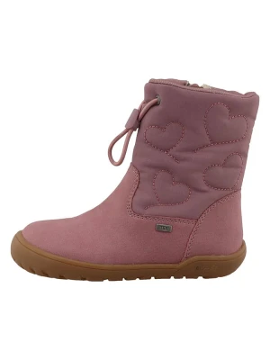 Lurchi Skórzane buty barefoot "Jinny" w kolorze jasnoróżowym rozmiar: 29