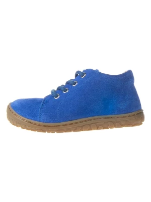 Lurchi Skórzane buty "Nani-S" w kolorze niebieskim do chodzenia na boso rozmiar: 20