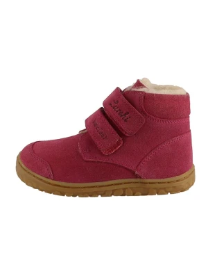 Lurchi Skórzane buty "Nimbi" w kolorze czerwonym do chodzenia na boso rozmiar: 32