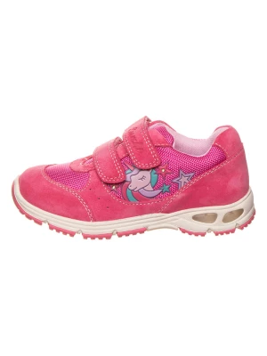 Lurchi Skórzane sneakersy "Bella" w kolorze różowym rozmiar: 25