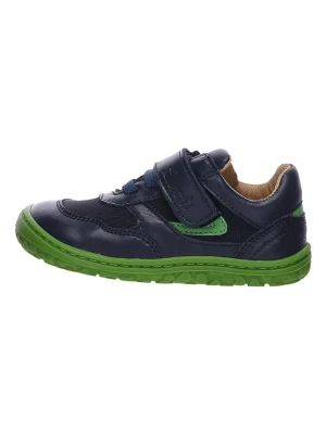 Lurchi Skórzane sneakersy "Nastro" w kolorze zielono-niebieskim rozmiar: 30