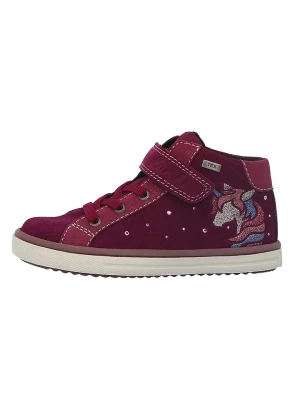 Lurchi Skórzane sneakersy "Shivari" w kolorze fioletowym rozmiar: 33