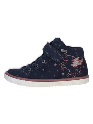 Lurchi Skórzane sneakersy w kolorze granatowym rozmiar: 34