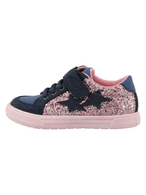 Lurchi Sneakersy "Binia" w kolorze granatowo-jasnoróżowym rozmiar: 35