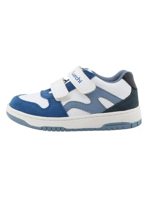 Lurchi Sneakersy "Gerd" w kolorze biało-niebieskim rozmiar: 39