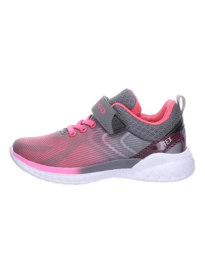 Lurchi Sneakersy "Lio-Tex" w kolorze szaro-różowym rozmiar: 39