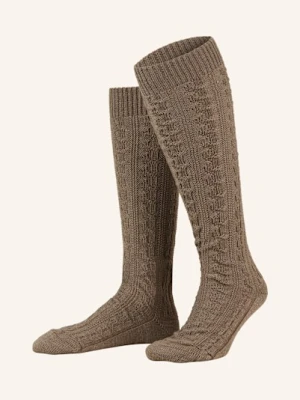 Lusana Podkolanówki Do Stroju Ludowego beige